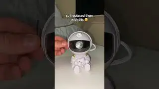 VueGlow Astronaut Projector #led #light #ledlights #illuminateyourspace #lighting #neon #rgb #space