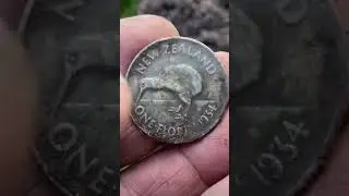 New Zealand Silver Florin #youtubeshorts #metaldetecting #newzealand