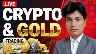 Crypto Trading LIVE : BTC And GOLD Live Trading Analysis #crypto #btclive