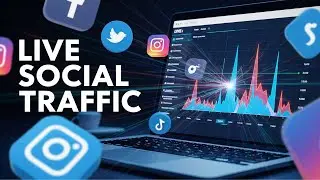 🚀 Live Social Traffic Preview &ndash; See Real Visitors on My Website in Action!