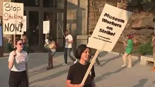 Union workers at Art Museum go on 1 day strike
