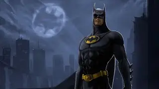 Batman Arkham Knight- 1989 Batman suit free roam gameplay
