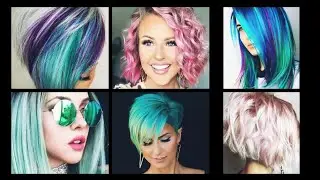 Glamour balayage and cotton candy haircolor and hairstyle ideas. Most trending in 2023