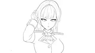 Day 999 | Daily Art: Nikke drawings 