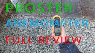 Proster Anemometer Unboxing, Setup and Outdoor Wind Test Review