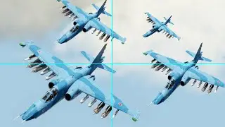 Entire Russian SU-25 Jet Squadron During Flight, Shot Down By TOW Missiles