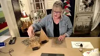 IOD Santa Stamp   Make it & Take Project  2 Chicks Home and Market