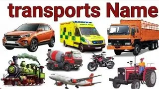🌟💨Transports Name | Vehicles Vocabulary | Transports Vehicles Name Learn with Sounds for lkg Class