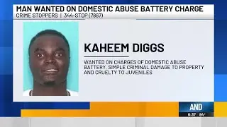 CRIME STOPPERS: Police searching for man accused of domestic abuse battery, other charges