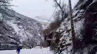 ايران-مشهد- شانديز بداية نزول الثلج