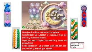 Columnas de globos