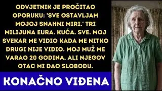 Moj muž me varao dvadeset godina — ali oporuka njegova oca ostavila je sve na moje ime.
