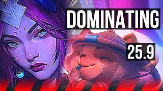 IRELIA vs TEEMO (TOP) | 10/3/10, 600+ games, Dominating | EUW Master | 25.9