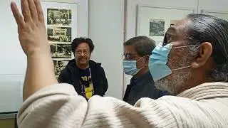 Matiur Rahman visiting Shilpaguru Safiuddin Ahmed Memorial.