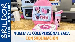 C&oacute;mo Sublimar un Kit ideal para LA VUELTA AL COLE ✨ Mochila, Botella y Fiambrera
