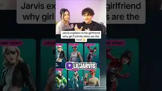 Jarvis explains to his girlfriend why girl Fortnite skins are the best 🤔 #fortnite #jarvis