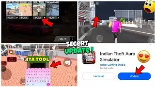 Finally! Indian Theft Aura Simulator New Update 😍| Ita Tool + Night Mode 😮 | Indian theft auto 