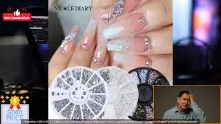 3256804757890407 Mixed Color Glitter Nail Rhinestone Flat Back Crystal Gems Irregular J