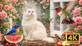 🎬 Pets Are Instantly Calm 🐾 Endless Birds & Nature | Ultimate TV for Pets 4K