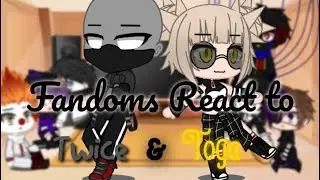 Fandoms react part 2.5 || Warnings in the description ||