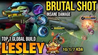 LESLEY BEST BUILD 2022 | BUILD TOP 1 GLOBAL LESLEY GAMEPLAY | MOBILE LEGENDS✓