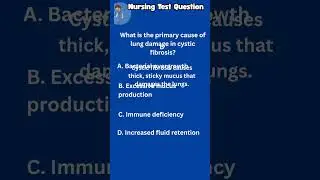 Pneumothorax Cystic Fibrosis Respiratory NCLEX Questions with Answers & Rationales Nursing Exam