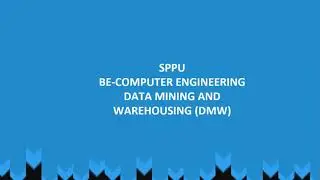 BE -COMP |  Data Mining and Warehousing (DMW) | Solved In-Sem 2018 Question Paper | SPPU