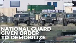 Oregon National Guard troops given order to demobilize