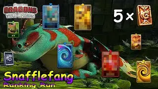 Dragons: Titan Uprising / Snafflefang Ranking Run / Full Battle / BP 8600+ / (HTTYD)
