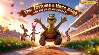 🐢🐇The Tortoise & Hare Song | Slow and Steady Wins the Race! | Kids&rsquo; Learning Song | Aesop's Fables