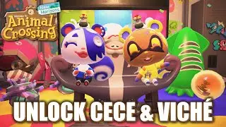 HOW TO Unlock Splatoon Cece & Viche in Animal Crossing: New Horizons (Update 3.0)