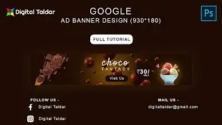 Google Display Ads Banner Design Tutorial in Photoshop cc