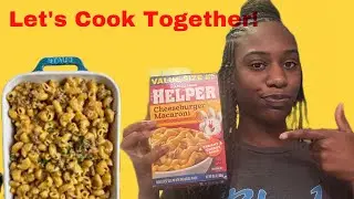 COOK HAMBURGER HELPER WITH SHAE