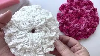 A Better Scrubbie! Squishy Bath Scrubbie Crochet Tutorial
