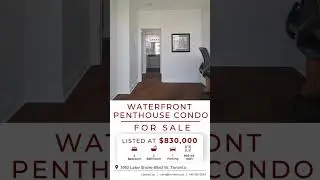 Toronto Waterfront Penthouse with Breathtaking Unobstructed Lake Views For Sale
