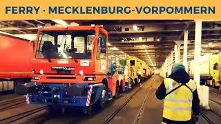 Ferry MECKLENBURG-VORPOMMERN in Trelleborg; Radio controlled engine Terberg Zagro shunting Unimat 8
