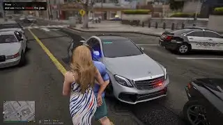 Gta 5 LSPDFR Episode: Dress Female Undercover Cop - Unmarked S63 AMG Patrol #gta #gta5 #lspdfr