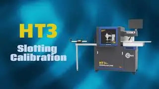 How to do slotting Calibration for HT3 channel letter Bending Machine #bendingmachine  #HT3 #3dsign