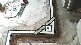 Marble Corner Border Design 💯//New Corner Corder Design 🔥 Marble border