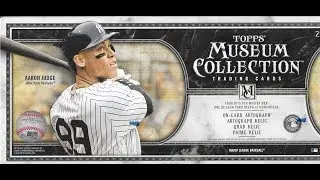 2018 Topps Museum Collection Baseball Hobby Box Break / 4 Hits