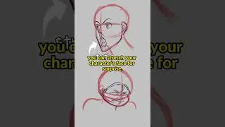 Quick tip for drawing facial expressions.