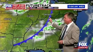 Cold front from Canada impacting Labor Day week weather