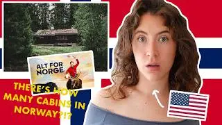 American Reacts to Norwegian Cabin Culture