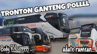 ROLINGAN JETBUS 5 SINAR JAYA,, TRIP MANA⁉️ Rosalia keroyokan turun kapal,, SAN SCANIA Ganteng poll😱