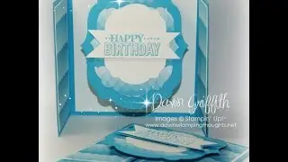 Label Flap Gate Fold card with Dawn
