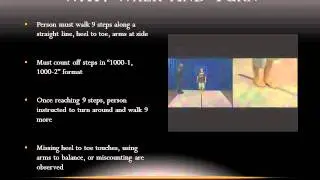 S.F.S.T. - Standardized Field Sobriety Testing