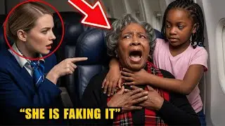 9-YEAR-OLD LITTLE BLACK GIRL SAVES A CHOKING WOMAN---AFTER FLIGHT ATTENDANT SAYS 
