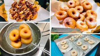 Easy Mini Donuts Recipe | Donut Recipe | Cristmas Special Recipe | Perfect Tea Time Snacks Recipe 