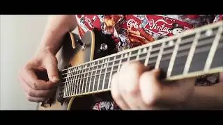 7 String Blues Jazz Solo on a Multiscale 'Les Paul' | Harley Benton SC-7 Fanfret DLX | Fingerstyle
