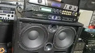 D&agrave;n karaoke mini cs lớn 2 bas neo 25 coil 76 2 tr&eacute;p neo khối 450Vang + Mic + đẩy  LH em 0981792599
